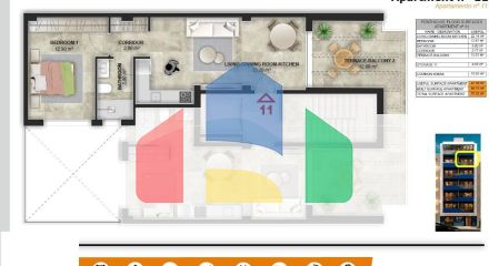 Новые апартаменты в 200 метрах от моря в Торревьехе