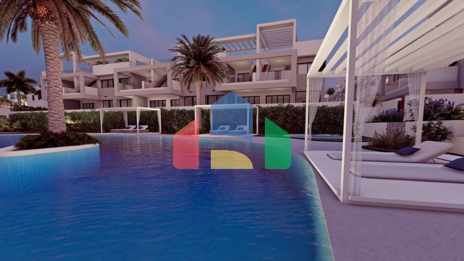 НОВЫЙ ЖИЛОЙ КОМПЛЕКС БУНГАЛО-АПАРТАМЕНТОВ В ЛОС-БАЛКОНEС