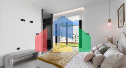 Одноэтажные виллы с частным бассейном в Торревьехе