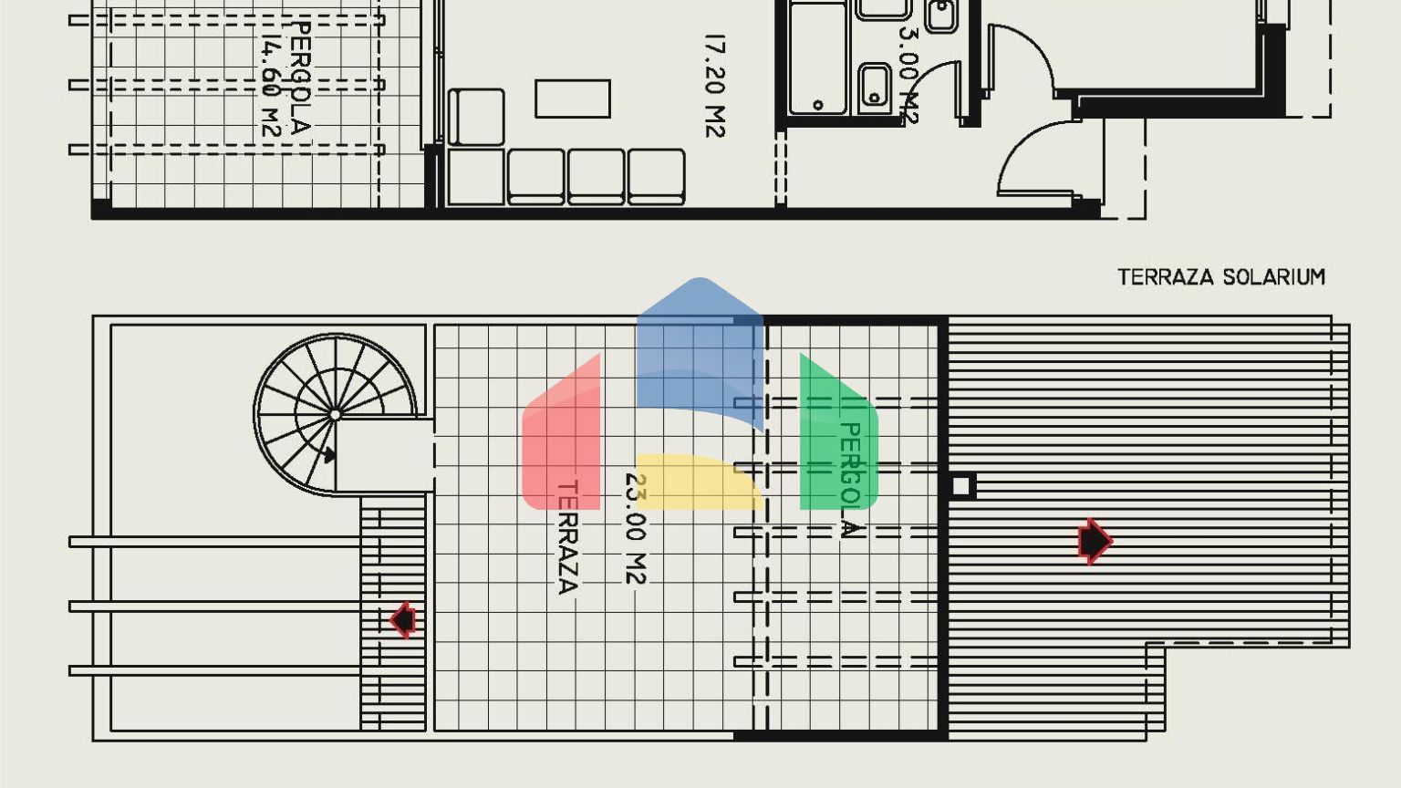 КВАРТИРЫ-БУНГАЛО НА ВЕРХНЕМ ЭТАЖЕ В КАЛЬПЕ
