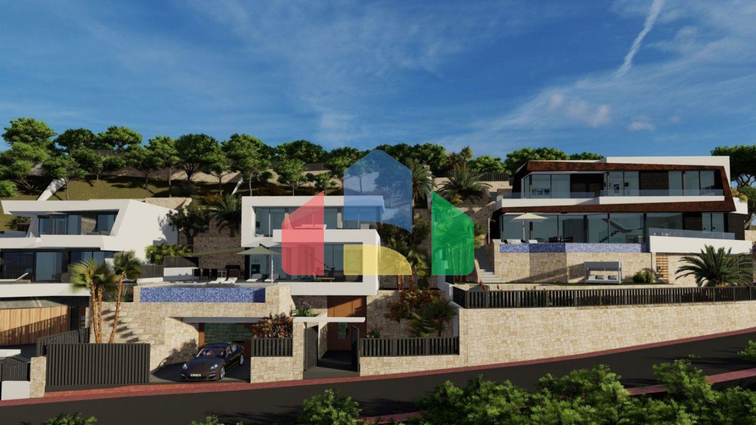 НОВАЯ РОСКОШНАЯ ВИЛЛА С ПАНОРАМНЫМИ ВИДАМИ В КАЛЬПЕ