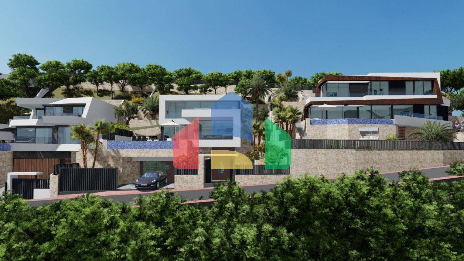 НОВАЯ РОСКОШНАЯ ВИЛЛА С ПАНОРАМНЫМИ ВИДАМИ В КАЛЬПЕ