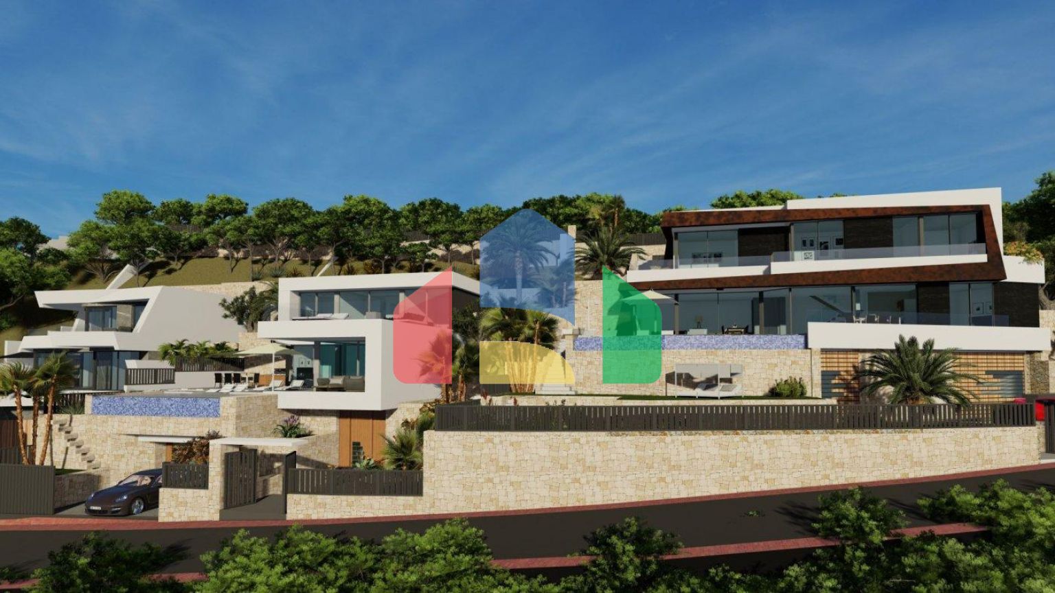 НОВАЯ РОСКОШНАЯ ВИЛЛА С ПАНОРАМНЫМИ ВИДАМИ В КАЛЬПЕ