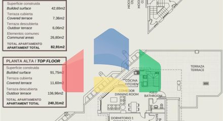 КРАСИВЫЙ ПЕНТХАУС С ВИДОМ НА МОРЕ В КАЛЬПЕ