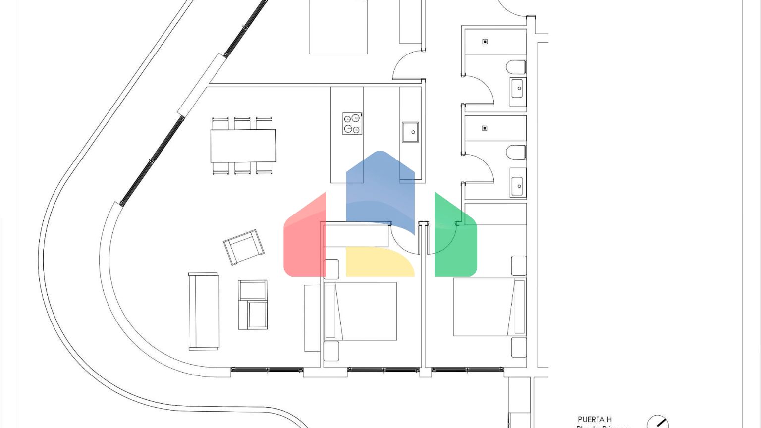 Роскошные апартаменты в Кальпе всего в 3 минутах от пляжа