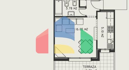 АПАРТАМЕНТЫ БУНГАЛО НА ВЕРХНЕМ ЭТАЖЕ В КАЛЬПЕ