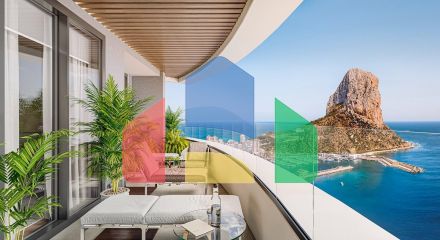 New designer apartments facing the Mediterranean Sea