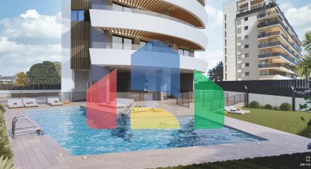 New designer apartments facing the Mediterranean Sea