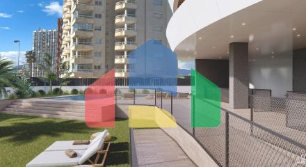 New designer apartments facing the Mediterranean Sea