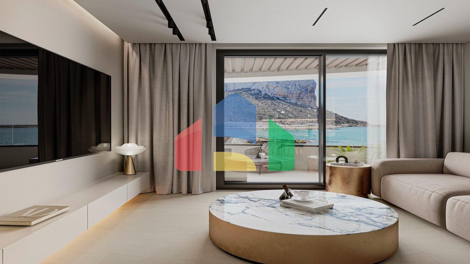 Новые дизайнерские апартаменты с видом на Средиземное море
