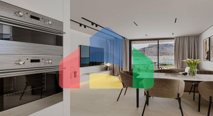 Новые дизайнерские апартаменты с видом на Средиземное море