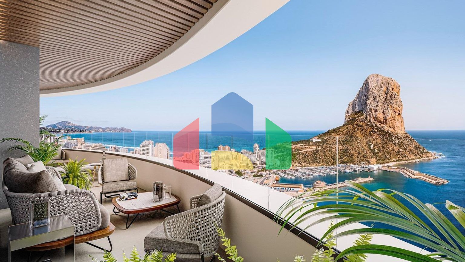 Новые дизайнерские апартаменты с видом на Средиземное море