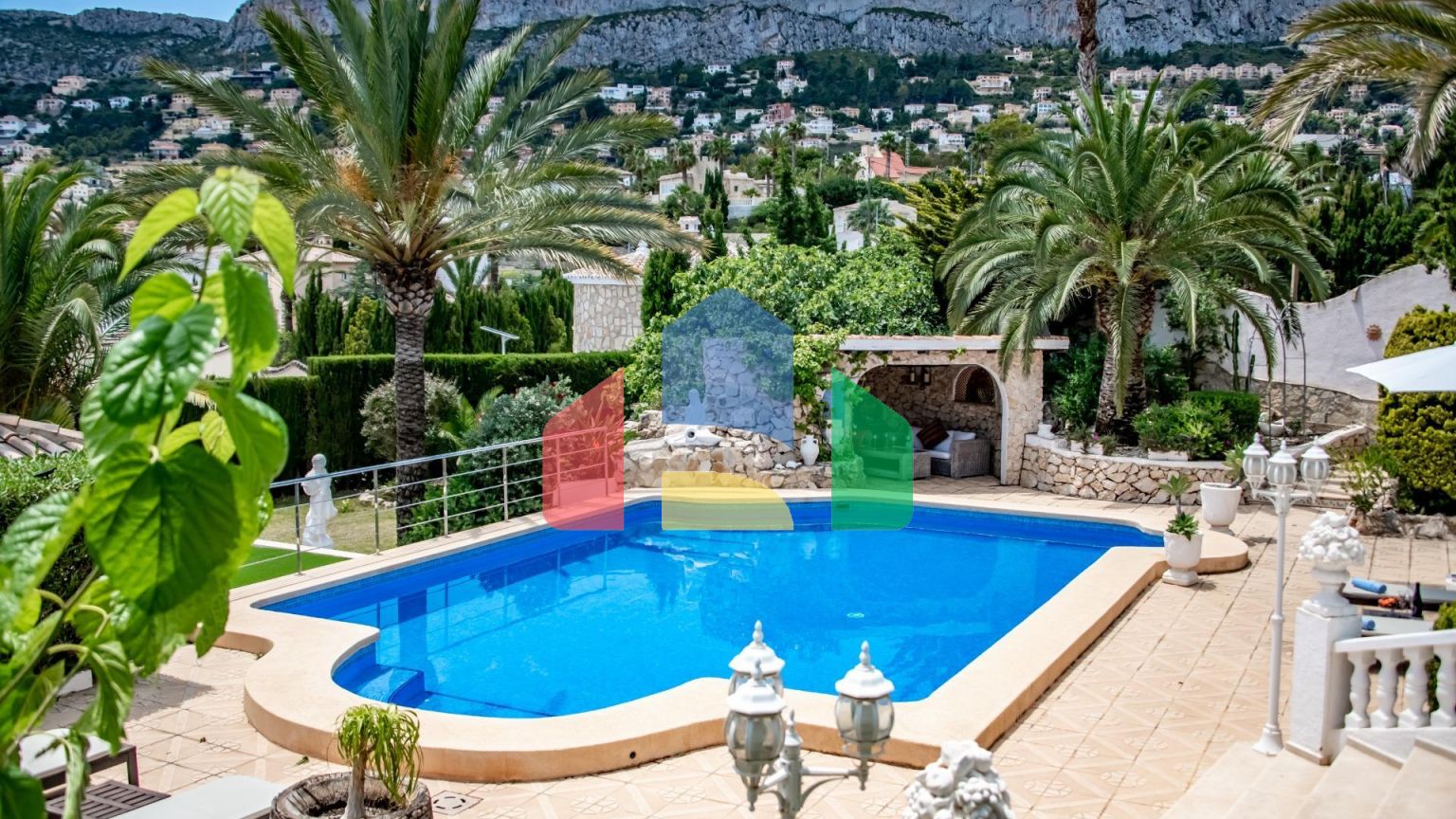 Вилла с панорамным видом на море в Canuta de Ifach, Кальпе