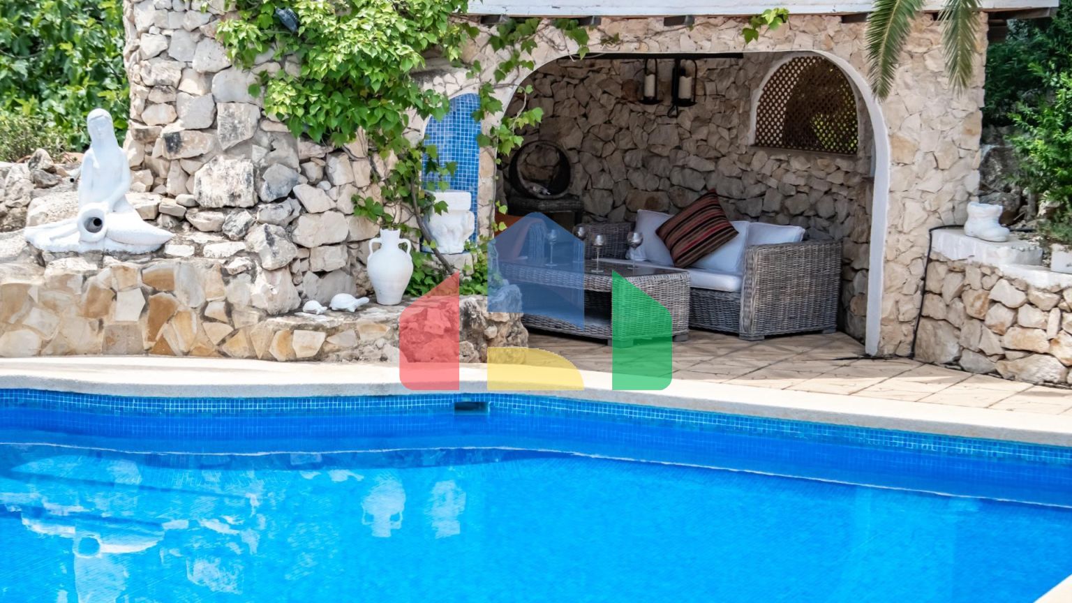 Вилла с панорамным видом на море в Canuta de Ifach, Кальпе