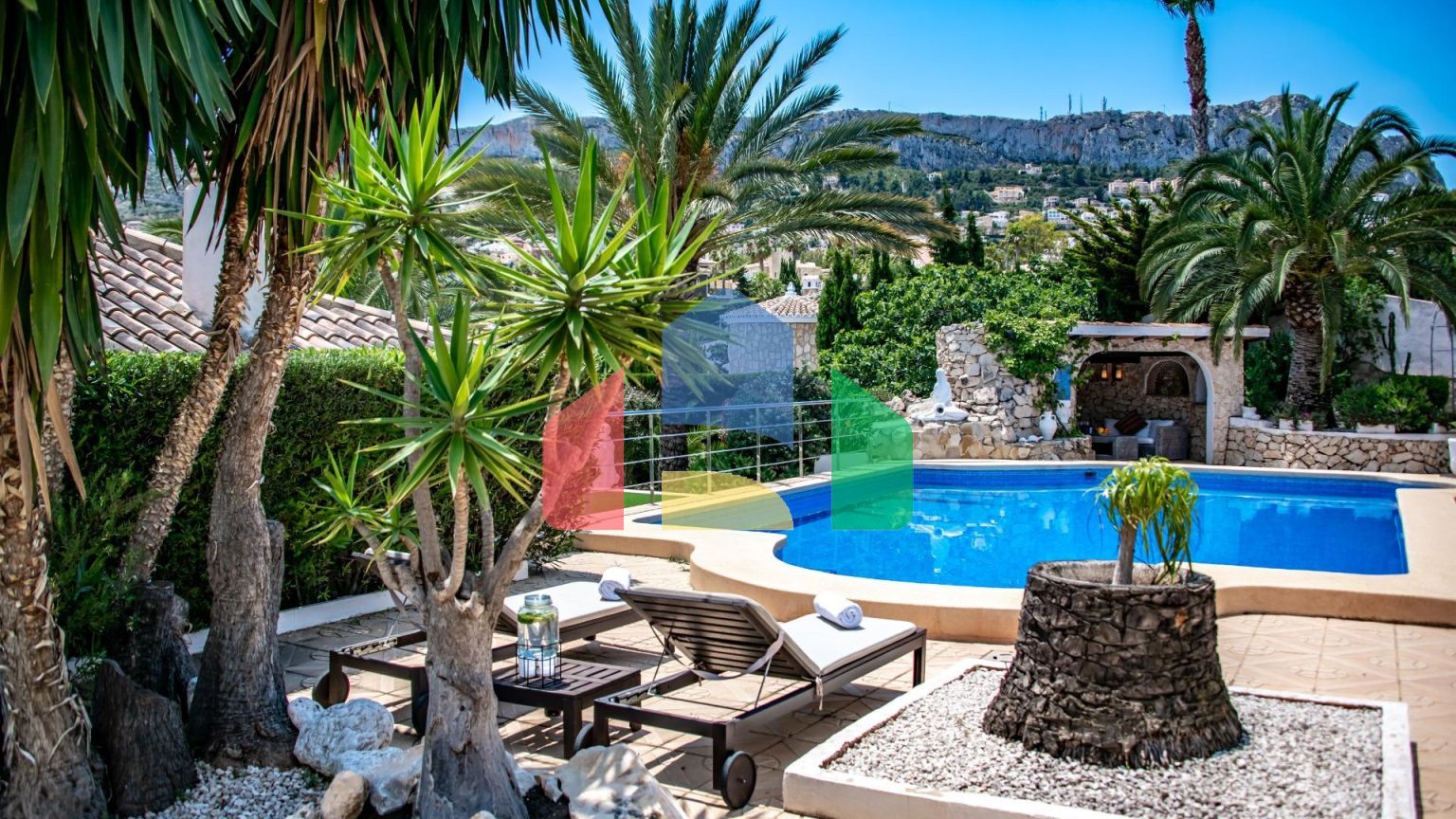 Вилла с панорамным видом на море в Canuta de Ifach, Кальпе