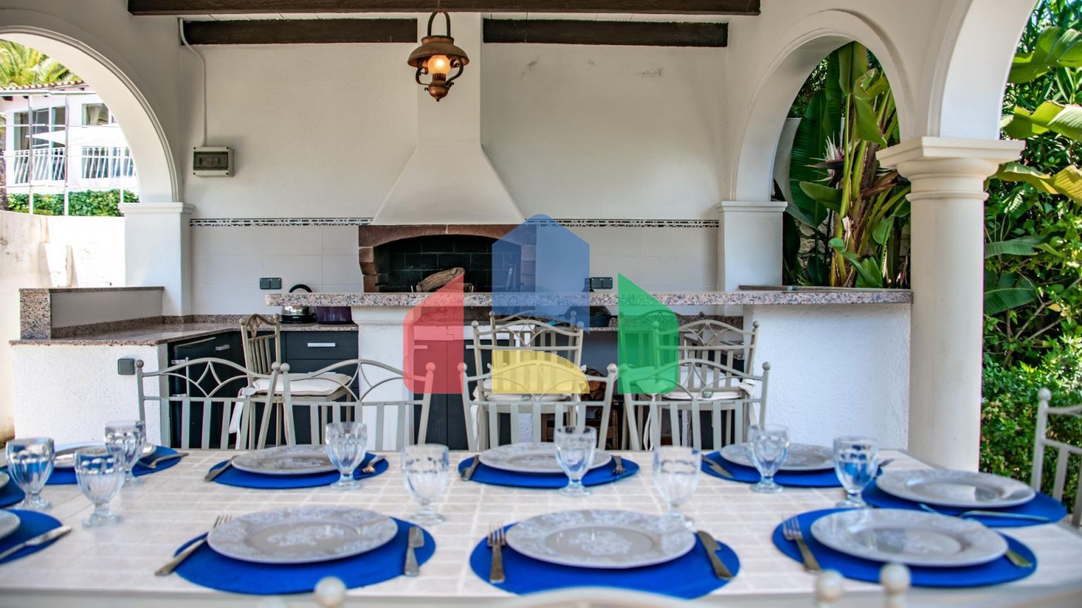 Вилла с панорамным видом на море в Canuta de Ifach, Кальпе