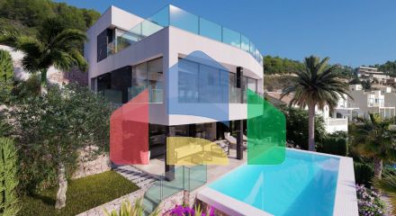 LUXURY VILLA WITH SEA VIEWS IN COASTAL VILLAGE