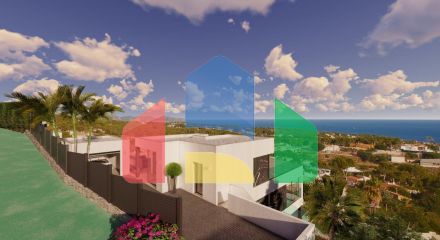 LUXURY VILLA WITH SEA VIEWS IN COASTAL VILLAGE
