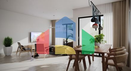 Detached villas with private pool