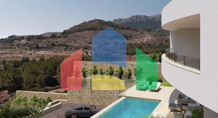 Роскошная вилла с видом на море в Кальпе — современная элегантность и потрясающие виды