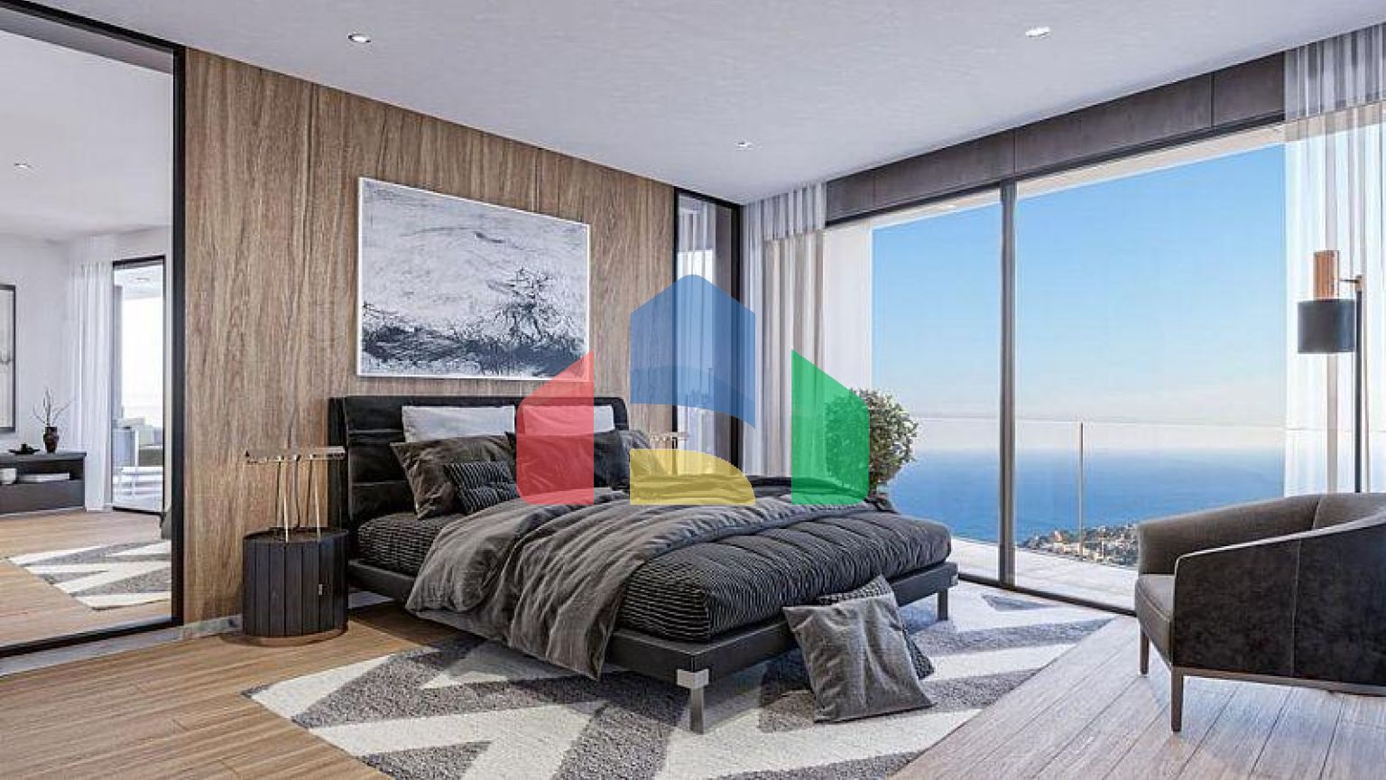 Роскошная вилла с частным бассейном и видом на море