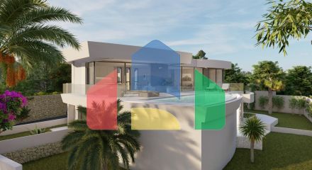 Luxury villa with sea views