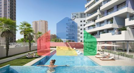 NEW BUILD APARTMENTS WITH THE SEA VIEWS IN CALPE