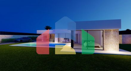 Modern Ibiza-style villa with private pool