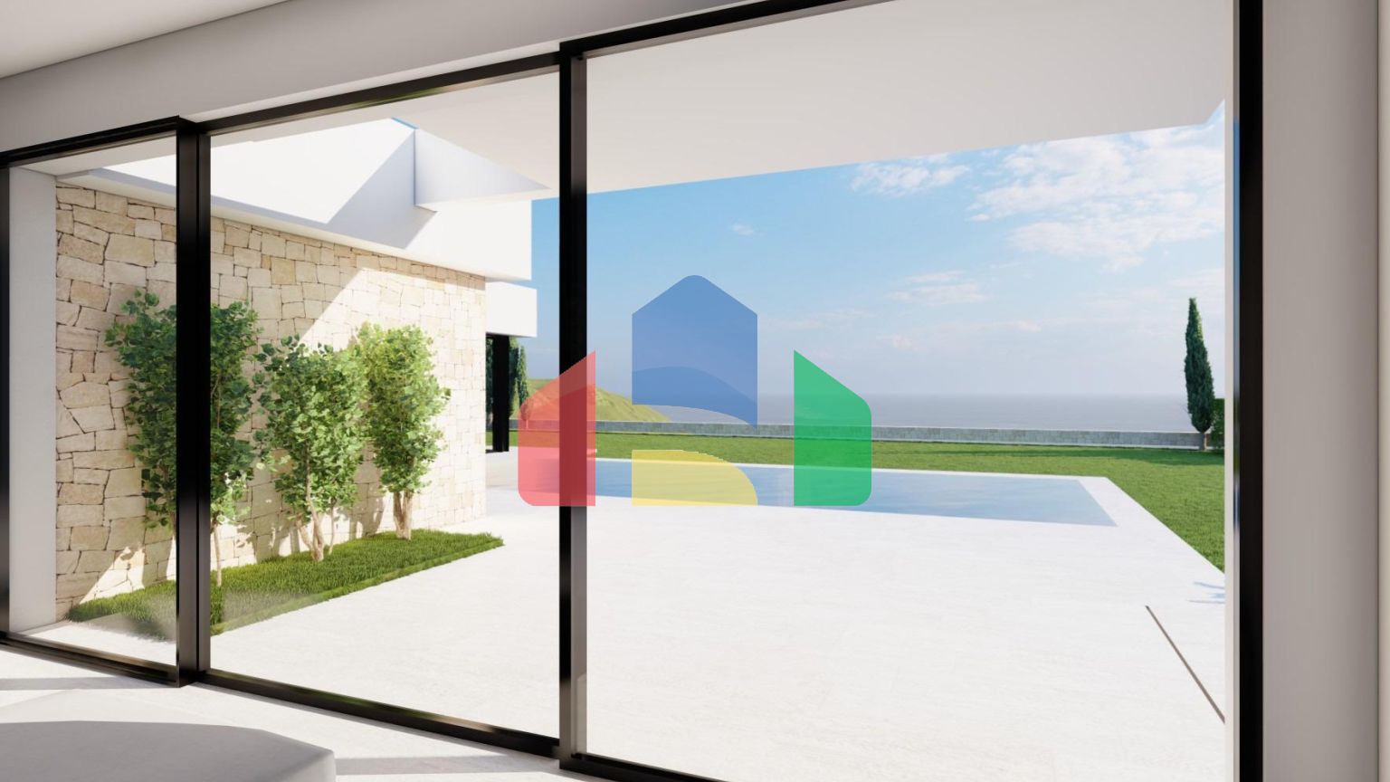 Современная вилла в стиле Ибицы с частным бассейном