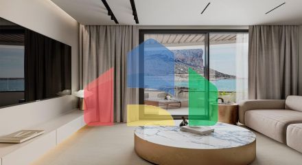 Новые дизайнерские апартаменты с видом на Средиземное море