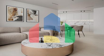 Новые дизайнерские апартаменты с видом на Средиземное море