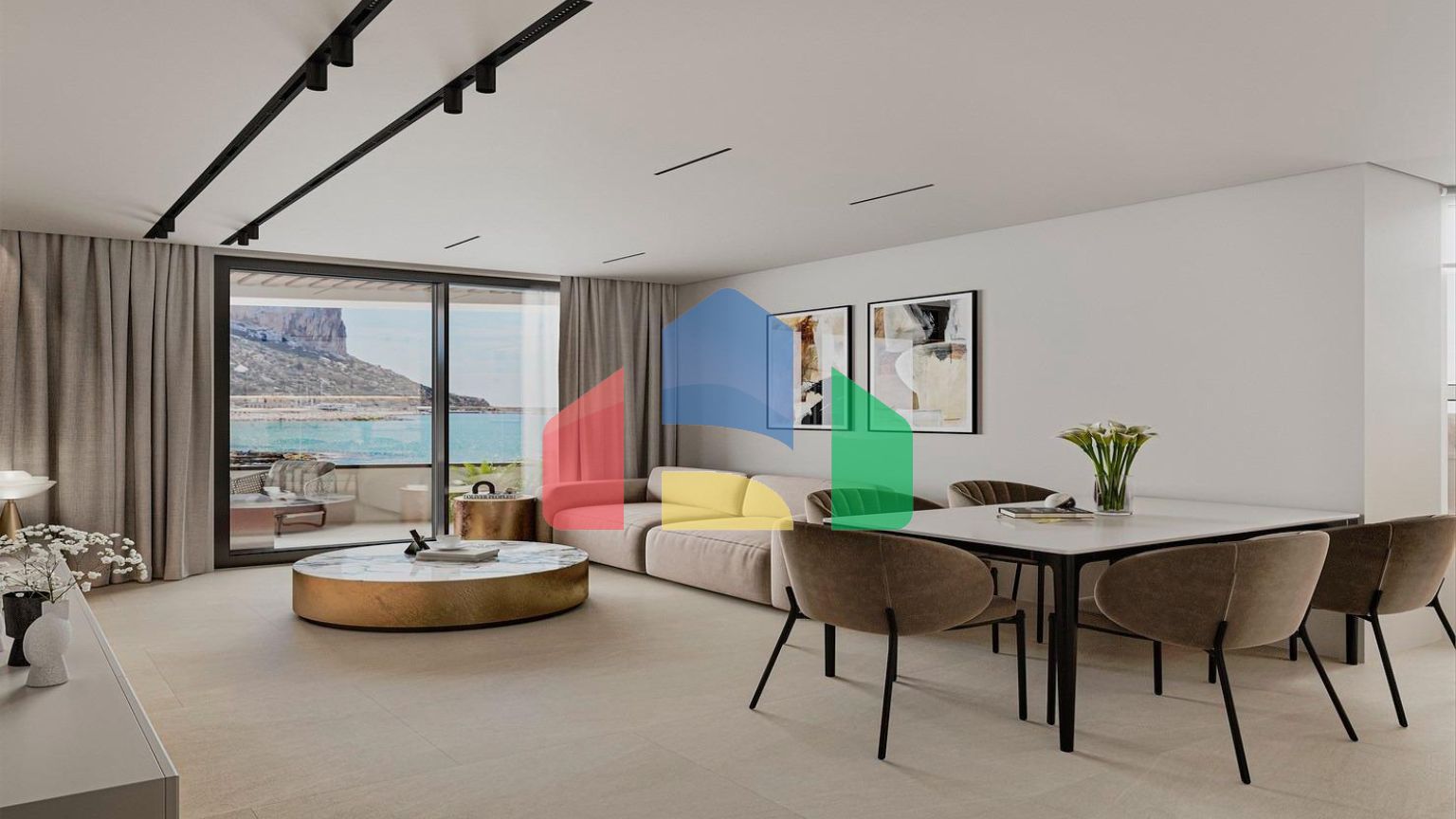 Новые дизайнерские апартаменты с видом на Средиземное море