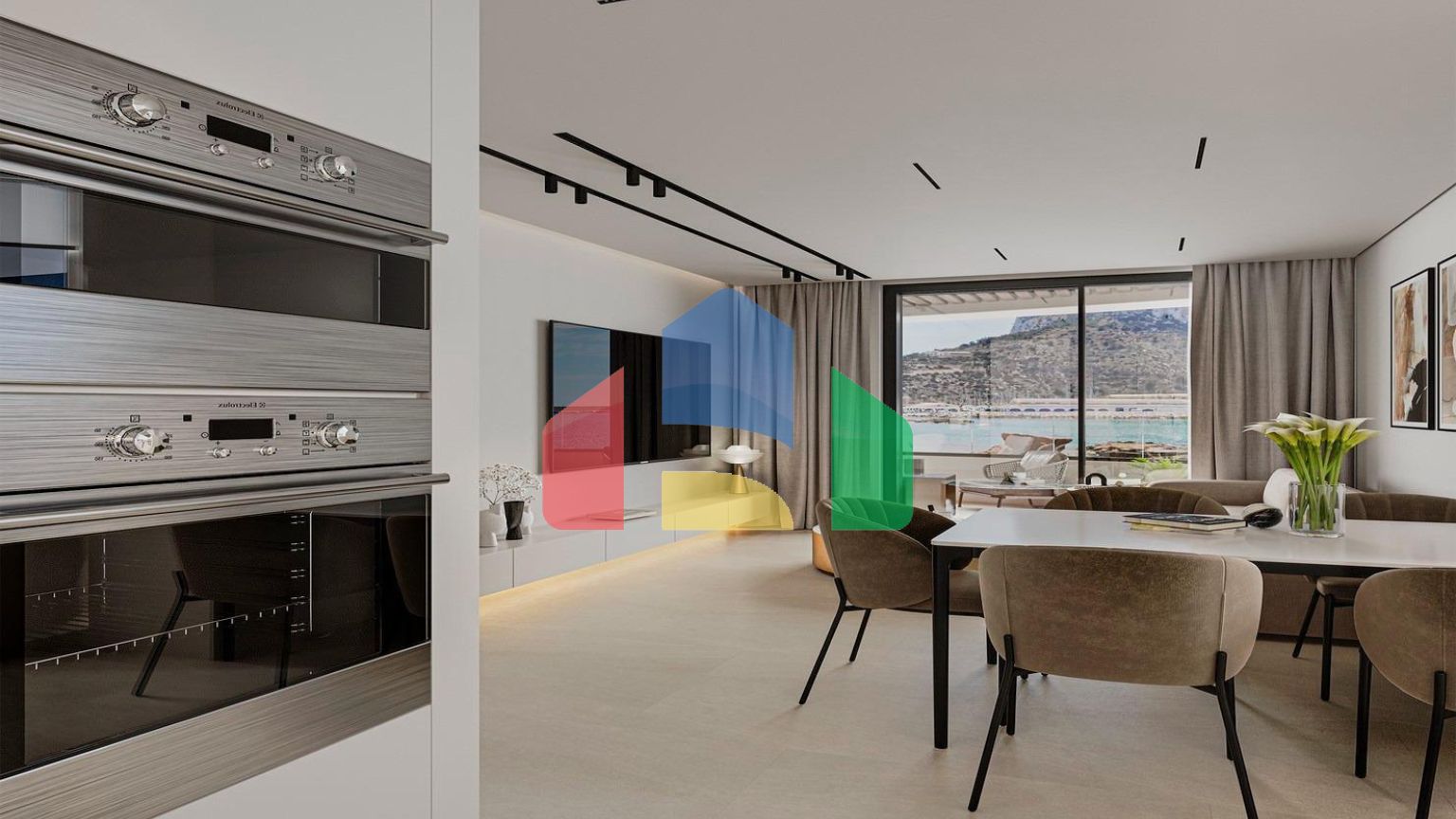 Новые дизайнерские апартаменты с видом на Средиземное море