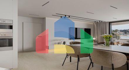 Новые дизайнерские апартаменты с видом на Средиземное море