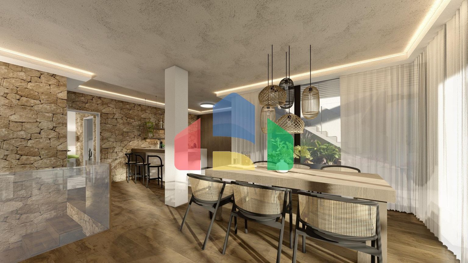 Отремонтированные виллы класса люкс с панорамными видами в Сьерра-де-Альтеа