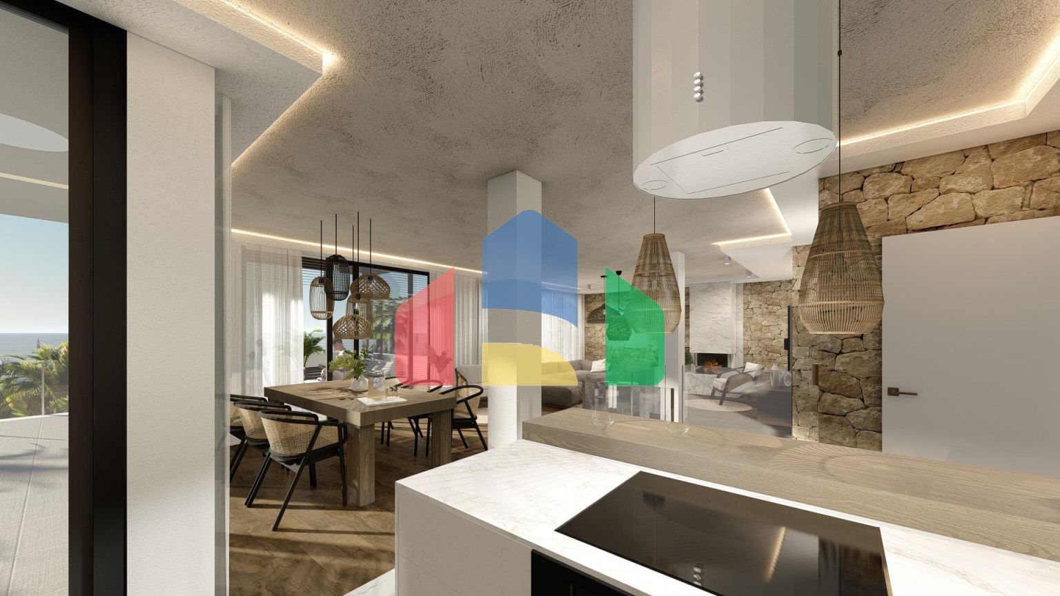 Отремонтированные виллы класса люкс с панорамными видами в Сьерра-де-Альтеа