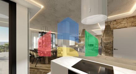 Отремонтированные виллы класса люкс с панорамными видами в Сьерра-де-Альтеа