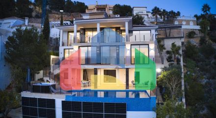 Роскошная вилла с видом на море и горы