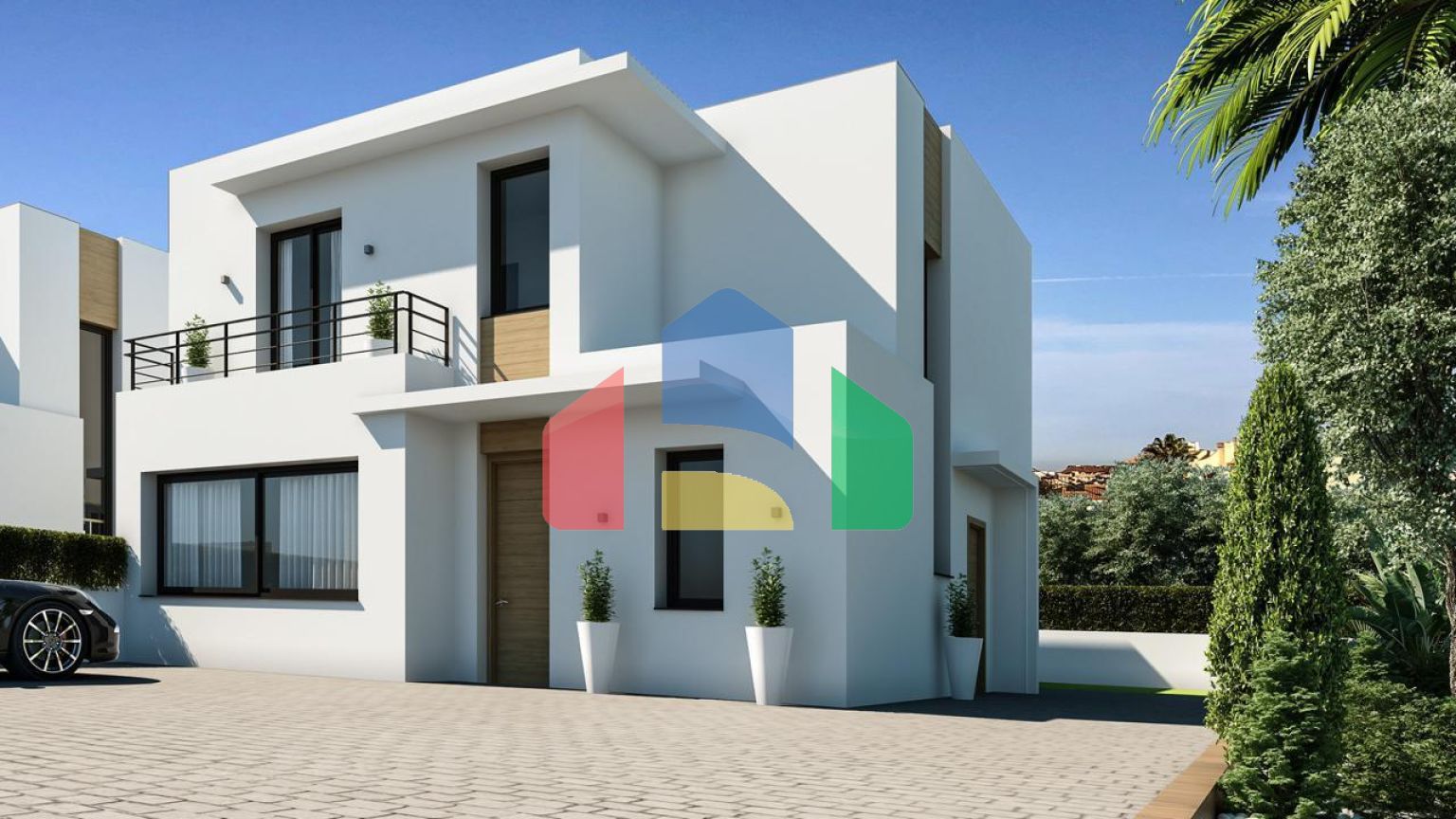 СОВРЕМЕННАЯ ВИЛЛА ПОБЛИЗОСТИ ЦЕНТРА ГОРОДА И МОРЕ.