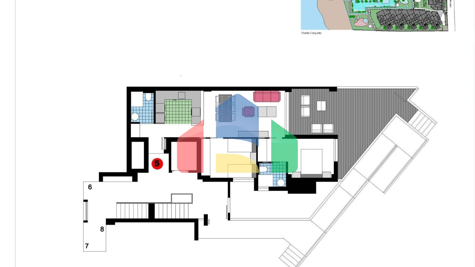 СРЕДИЗЕМНОМОРСКОЕ ЖИЛЬЕ В НЕСКОЛЬКИХ МЕТРАХ ОТ МОРЯ