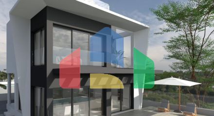 Недавно построенная вилла с частным бассейном рядом с морем