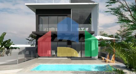 Недавно построенная вилла с частным бассейном рядом с морем