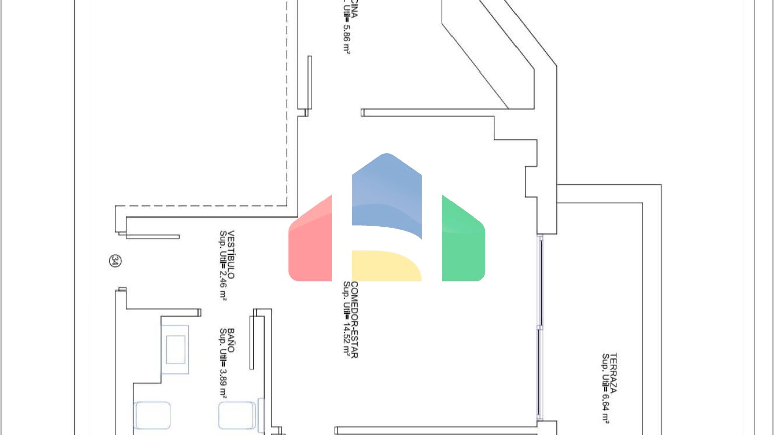 Светлая квартира с видом на горы в  Кала-де-Финестрат + туристическая лицензия!