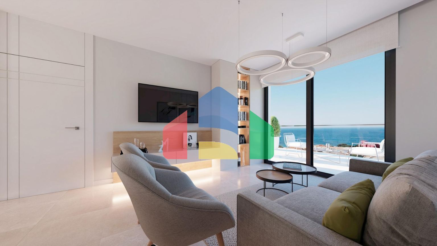 Роскошные апартаменты на берегу моря в Вильяхойосе с панорамным видом на Средиземное море