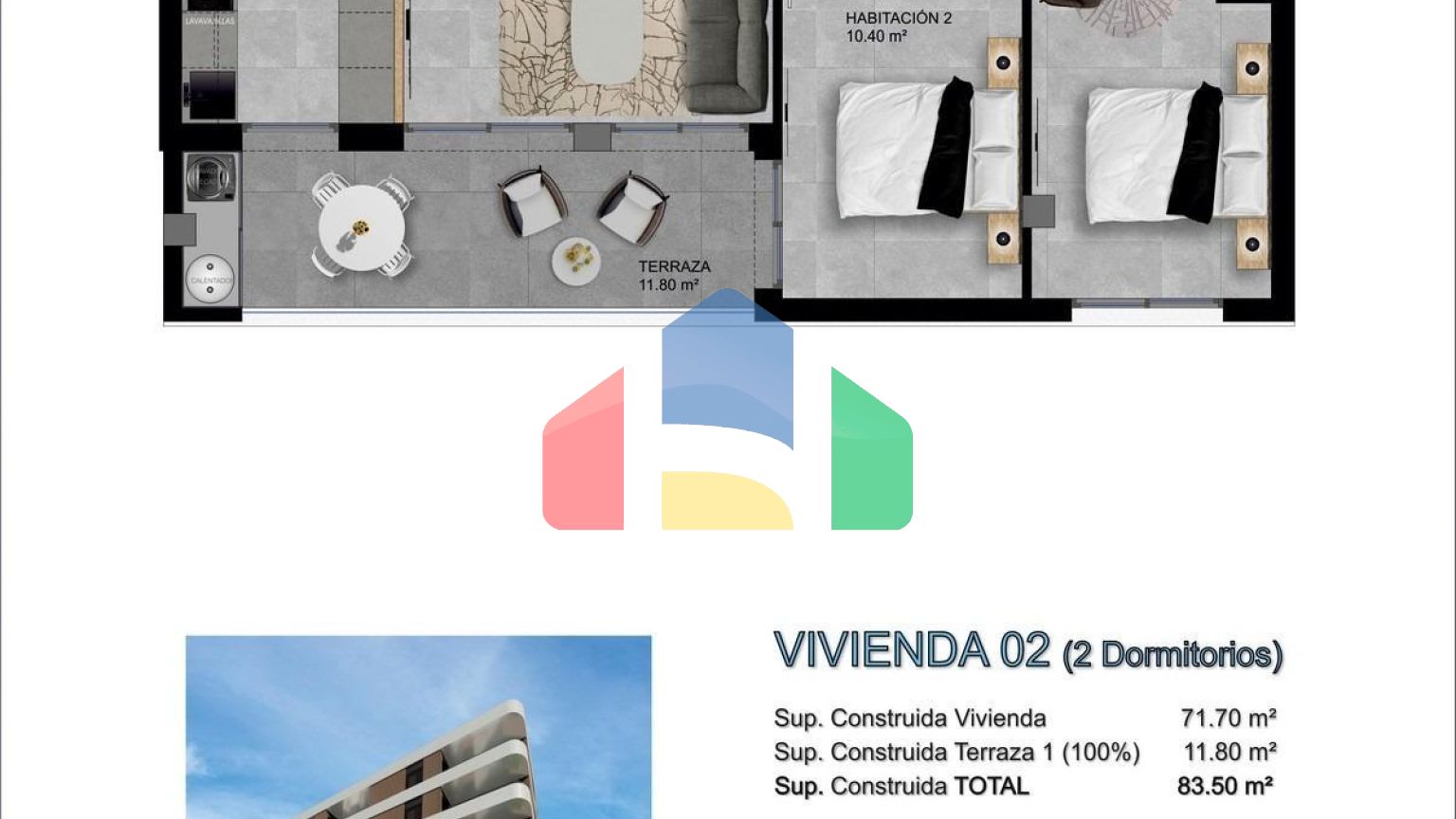 Современные новостройки в Санта-Пола всего в 500 метрах от пляжа