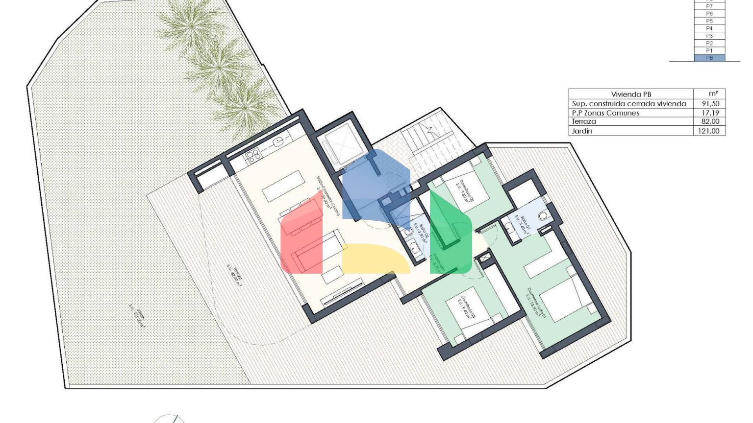 Новые апартаменты с видом на реку в Гуардамар-дель-Сегура