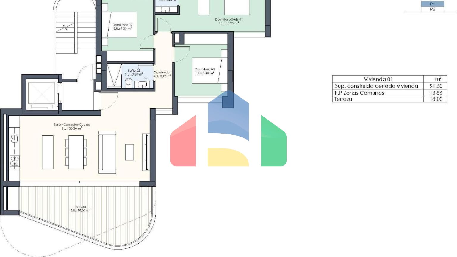 Новые апартаменты с видом на реку в Гуардамар-дель-Сегура