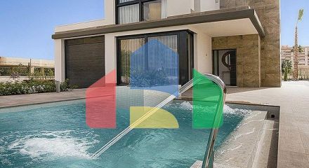 НОВАЯ ПОСТРОЕННАЯ ВИЛЛА В ORIHUELA COSTA (CAMPOAMOR)