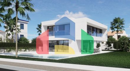 Роскошная новая вилла на продажу в Ла Зения, Ориуэла Коста