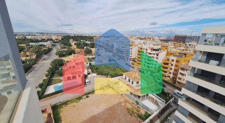 Эффектная мансарда в Пунта Прима, Ориуэла Коста с видом на море